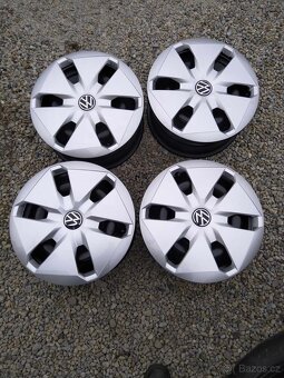 16" sada VW T7 MULTIVAN + zimné pneu 100 % stav. - 3