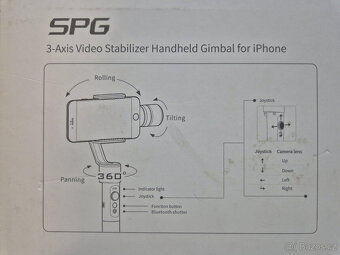 stabilizátor, gimbál Feiyu Tech SPG (mobil, GoPro) /NOVÝ/ - 3