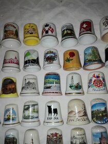 Kolekce porcelánových náprstků s obrázky 99 ks - 3