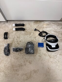 PlayStation vr + 2x move + ps5 adaptér + Gran turismo sport - 3