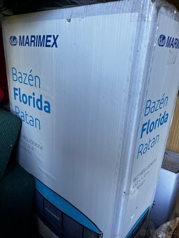 Nový Bazén Florida 4,57x1,32 m - motiv RATAN - 3