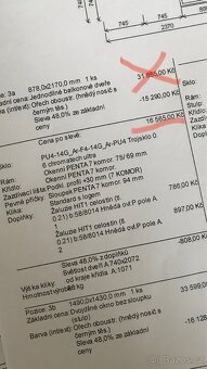 balkonové dveře trojsklo nové - 3