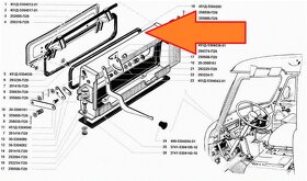 UAZ 452 těsnění nádechu masky k topení - 3