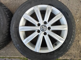 17"zimní alu sada Stockholm 5x112 origo VW Touran 2 215/55 - 3
