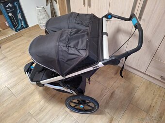 Thule urban glide 2 double + korbička(není nutno brát) - 3