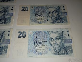 BANKOVKY 20 KČ 1994, OBĚ VYDANÉ SÉRIE - 3