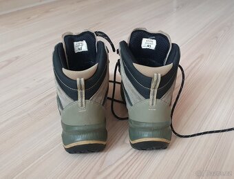 turistické nepromokavé kožené boty MT 100 Forclaz - 3