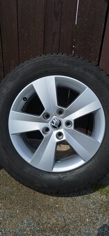 alu kola škoda superb III zimní 6,5Jx16 H2 215/60r16 - 3