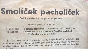 Retro hra Smolíček Pacholíček TOFA - 3