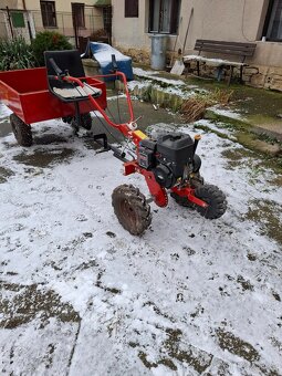 Prodám multifunkční kultivátor Mountfield  s vozíkem - 3