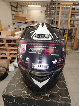 nová Carbonová přilba CMShelmets GTRS Carbon velikost M - 3