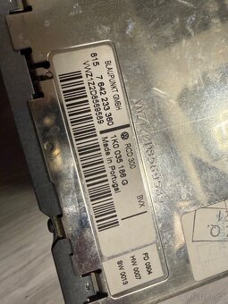 Autorádio VW Passat, Jetta, Golf, Touran, Caddy - 3