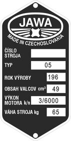štítky Jawa - 3