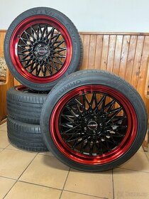 Origo. Letní Borbet wheels R20” Black rim red - 3