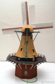 Větrný mlýn s pohonem-2 - modelová železnice H0 (1:87) - 3