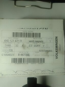 Audi, škoda, VW ventil termostat 4H0121671D - 3