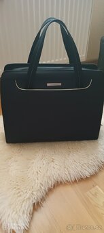 Samsonite luxusní černá dám.kabelka/taška na notebook - 3