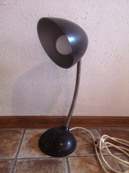Stolní lampa bakelitová, starožitná - 3