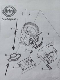 Prodám těsnění tělesa olejového filtru pro BMW řady 1 - 3