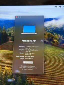 MacBook Air 13″ 2020 • i3/8 GB/256 GB? • RU/ENG klávesnice - 3
