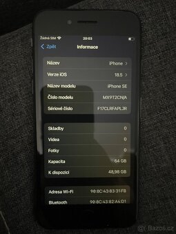 Apple iphone SE 2020 v tele 8cky. - 3