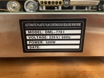 Automatická svářečka plastových sáčků DML-770 I - 3