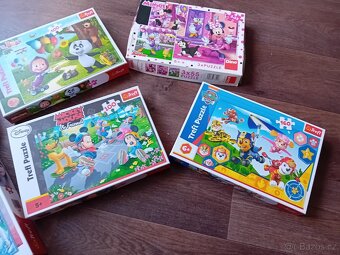 6 krabic dětských puzzle - 3
