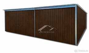 GARÁŹ SUPERSTAL 6X5, PULTOVÁ STŘECHA, VÝKLOPNÁ GARÁŽOVÁ - 3