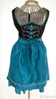dámské dirndl, selské šaty vel. 34/ XS - 3