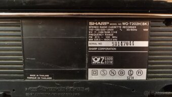 Radiomagnetofon Sharp WQ-T202 - 3