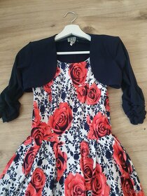 DÁMSKÉ, DÍVČÍ SPOLEČENSKÉ ŠATY, vel. 34. - 3