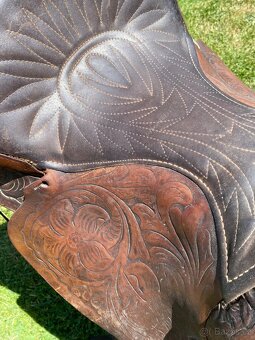 Westernové sedlo americké , nutná oprava - 3