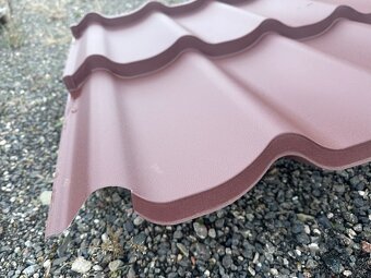 Plechová střešní krytina hnědá - 3