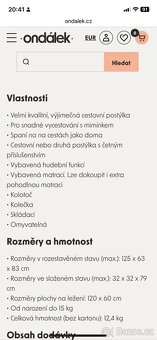 Cestovní dětská postýlka - 3