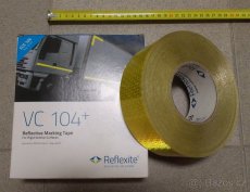 Reflexní páska Reflexite VC104+ žlutá na pevný podklad 5 cm - 3