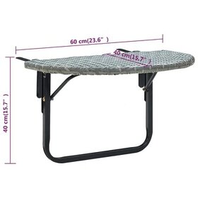 Balkonový skládací stolek - 3