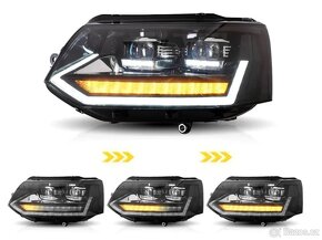 Full LED světlomety pro denní svícení VW T5 GP 09-15 E-mark - 3