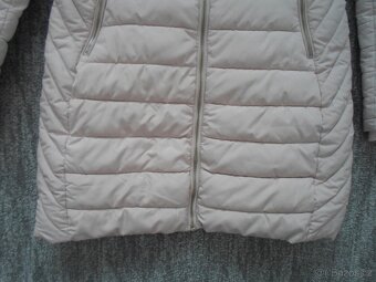 Růžová bunda bundička s kožíškem - 38, 40, M, L - 3