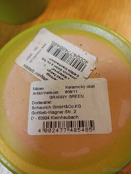 3 kusy keramický obal na květináč. - 3