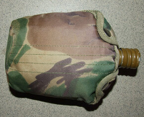 polní láhev (SSSR) + obal (US Army)+ starý nůž - 3