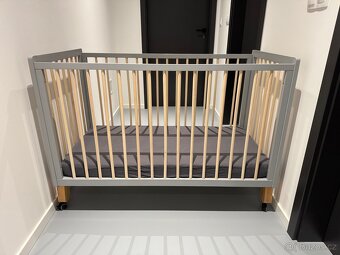Dětská postýlka dřevěná Kinderkraft 120x60 - 3
