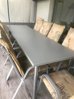 Zahradní nábytek stůl + 10 židlí - 3