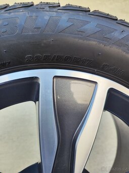 Originál ALU kola MERCEDES 17" s pneu BRIDGESTONE - 3