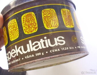 Plechová krabice od sušenek z ČSSR - 3