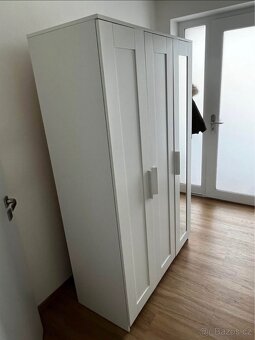 IKEA skříň Brimnes se 3 dveřmi + 2 extra police, bílá - 3