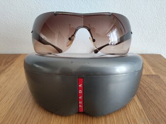 PRADA sportovní sluneční brýle Brown Gradinet - 3