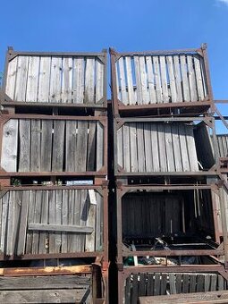 Bedny na brambory, jablka, na dřevo - kovová konstrukce - 3