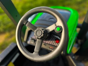 Dětský elektrický traktor 2x200W včetně valníku - 3