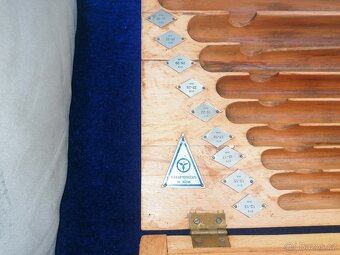 Dřevěná krabíčka na ukládání zkumavek. - 3