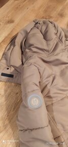 Kabát Cropp s kapucí béžové barvy velikost M. - 3
